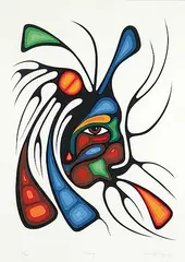 Cecil Youngfox, Windigo #117/150, 1980, colour silkscreen on paper