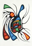 Cecil Youngfox, Windigo #117/150, 1980, colour silkscreen on paper