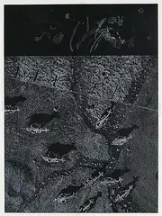 Joseph Fafard, Moon's Eye #17/50, 1985, etching on paper