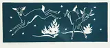 Starry Night #32/100 by Illingworth Kerr, lino block on paper, sold Dec 2013