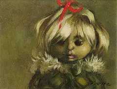 William Arthur Winter, Suzie, oil on canvas board