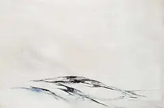 David Geoffrey Armstrong, Northern Barrens, 1981, ink on paper