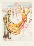 The Kingdom #I285/350 by Salvador Dalí, 1979, colour lithograph on paper, sold Nov 2013