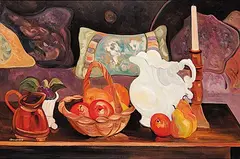 Lorna Dockstader, Untitled - Simple Accoutrements, oil on canvas