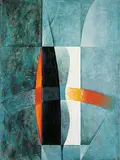Susana Espinoza, Texture Composition #3, 2000, oil and acrylic on canvas