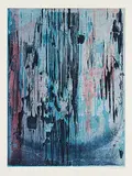 Janet Lowry, Submerge #1/18, 1995, colour etching on paper