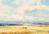 Duncan MacKinnon Crockford, Scene in Calling Valley Near Priddis Alta.