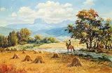 Donald Alwin Frache, Waterton Country, 1975, oil on canvas