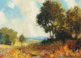 Roland Gissing, Larkspur and Paint Brush
