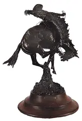 Steve Hoar, The Outlaw #3/20, 1979, bronze sculpture