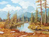 George A. Horvath, Untitled - Stream in the Mountains