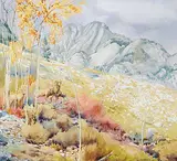 Walter J. Phillips, Mountain Sheep in the Rockies