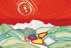 Armand Frederick Vallee, Secluded Heaven, 1994, watercolour on paper