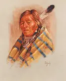 Vilem Zach, Indian in a Blanket