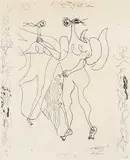 Georges Braque, Plate ' L' From the Album La Theogonie D' Hesiode