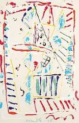 Erik Gamble, Untitled - Abstract 78, 1978, monotype on paper