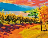 Robyn Lake, View from Grey Monk, oil on canvas