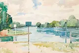 Llewellyn Petley-Jones, Thames at Teddington - Middlesex, England