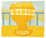 John Harold Thomas Snow, Balcony - Yellow Vase #1/50, 1978, colour silkscreen on paper