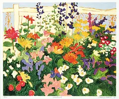 Claude A. Simard, Lumiere D'Ete #80/125, 1997, colour lithograph on paper