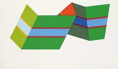 Reginald Holmes, Untitled 55' 69 #VI, 1969, colour silkscreen on paper