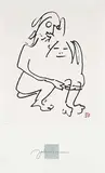 John Lennon, The Hug #1868/3000E, 1988, lithograph on paper