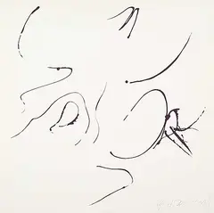 Robert Nelson Markle, Untitled - Purple Abstract #8/100, 1974, silkscreen on paper