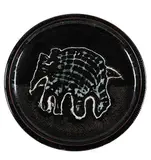 Jack Sures, Untitled - Ardvark, 1975, glazed ceramic plate