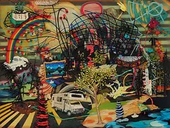 . DaveandJenn, In Which the Honourable Company Returns, 2008, mixed media