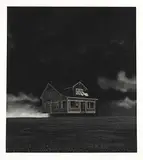 Gwen Frank, Prairie Mobile Home #24/40, 1988, etching on paper