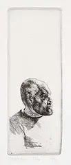 Ivan Eyre, Profile Low #13/75, etching on paper