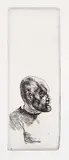 Ivan Eyre, Profile Low #13/75, etching on paper