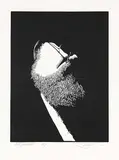 Barry Moser, Self Portrait #A.P., wood block on paper