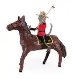 Violet Costello, R.C.M.P. Cat on a Horse, 2001, hand painted paper mache sculpture
