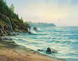 Jonn Einerssen, Pacific Morning, oil on canvas