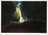 Ken Danby, Untitled - Through the Trees #73/100, 1979, colour silkscreen on paper