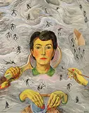 Untitled - Self Portrait by Zema Barbara Cogill Haworth, oil on canvas, sold May 2013