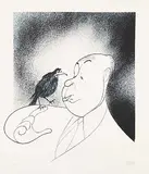 Al Hirschfeld, Untitled - Alfred Hitchcock #133/170