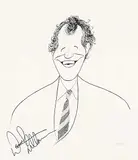 Al Hirschfeld, Untitled - David Letterman #8/100