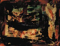 Edward Michell, Canadian Oxidation, mixed media on board