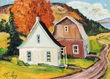 Roland Tremblay, Granger et Maison St Ferreol, Quebec, 2008, oil on canvas