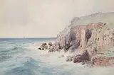 Frederic Marlett Bell-Smith, Sailing Off a Rocky Coast