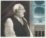 Skipper Bax Ford Home in Wesleyville #2/50 by David Blackwood, 1979, colour etching on paper, sold Apr 2013