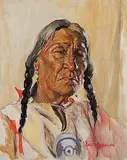 Nicholas Raphael de Grandmaison, Pat Grasshopper - Sarcee Indian