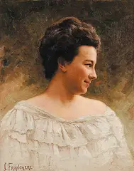 Joseph-Charles Franchère, Portrait, oil on canvas
