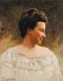 Joseph-Charles Franchère, Portrait, oil on canvas