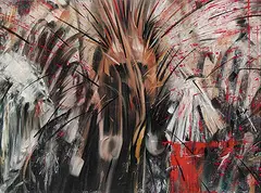 Paul Van Ginkel, Camouflage, 1992, oil on canvas