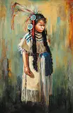 Vilem Zach, Little Indian Girl