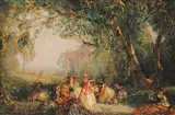 Frederick Ballard Williams, With Light Hearts, 1926, oil on canvas