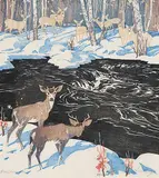 A.C. and Barbara Leighton - Barleigh, Deer, Kananaskis #59/100